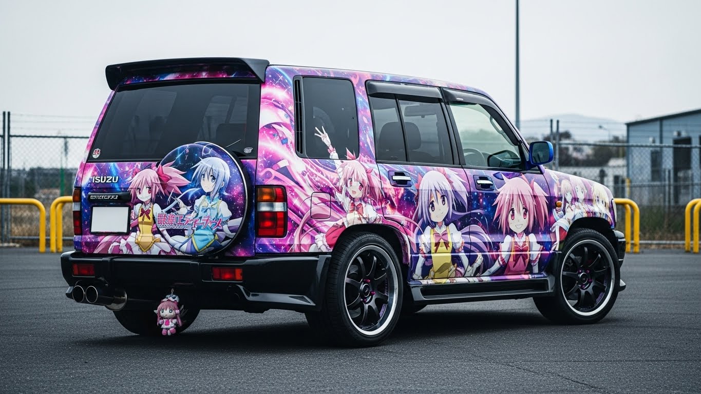 いすゞビッグホーンまどマギ痛車 | の人気AIイラスト・グラビア