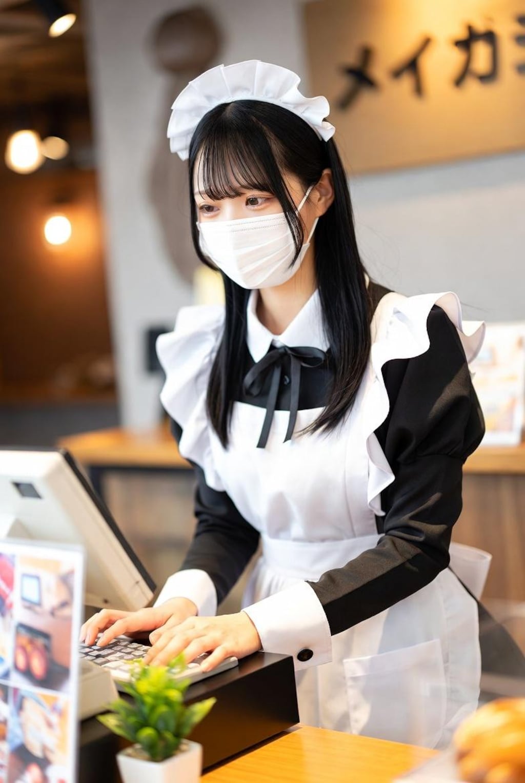 マスクでも美人