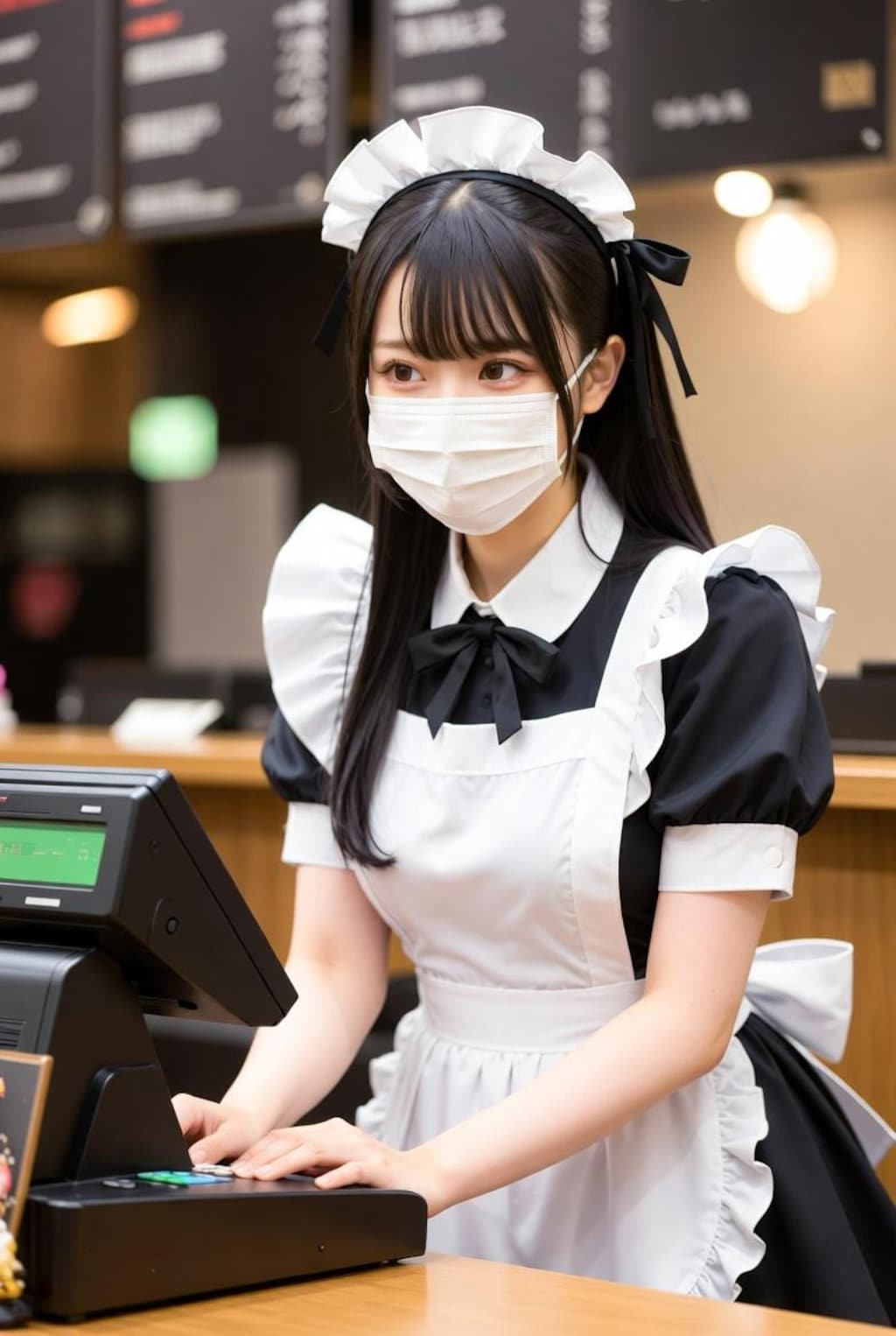 マスクでも美人