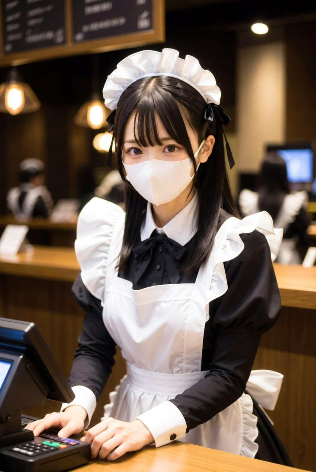 マスクでも美人