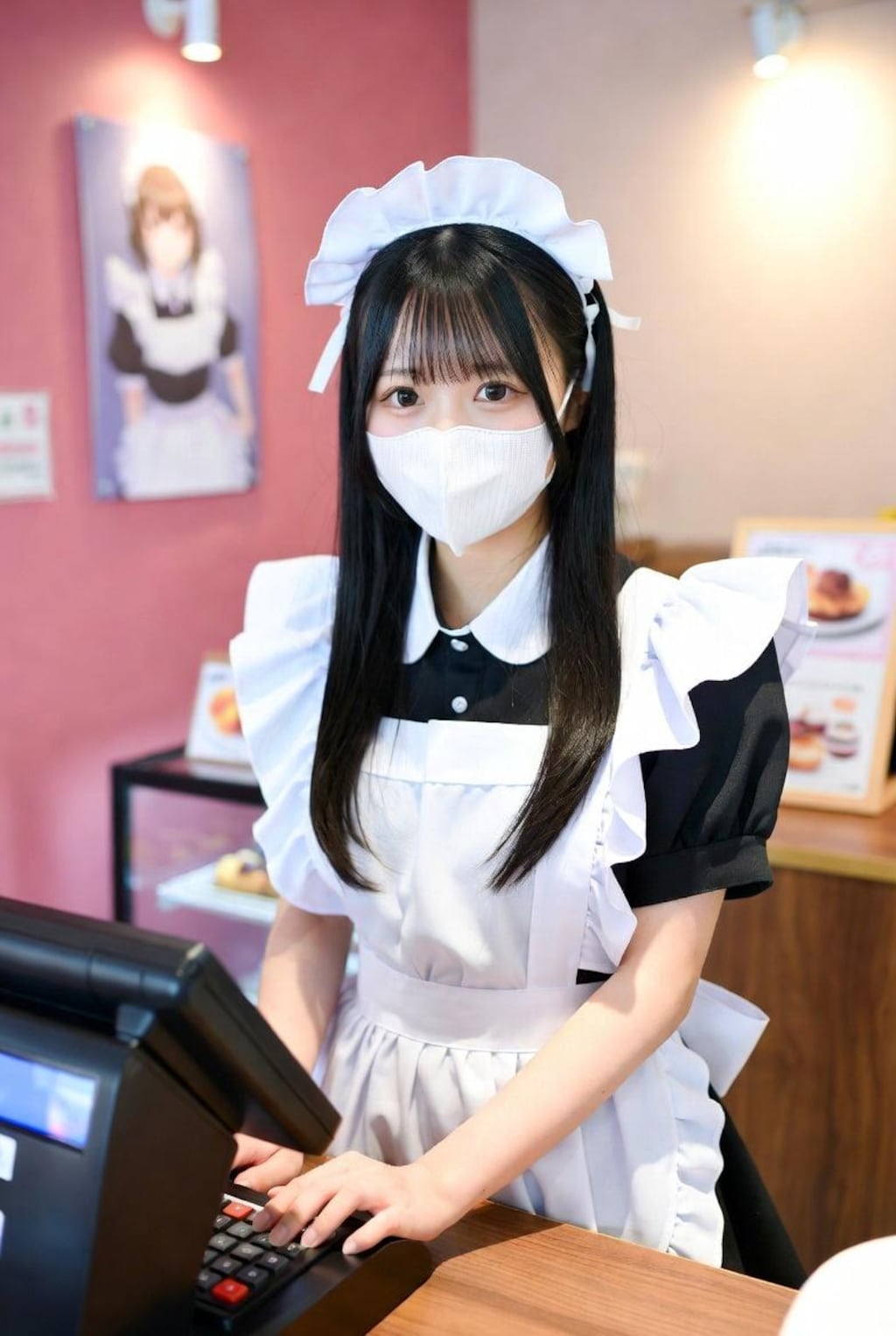 マスクでも美人