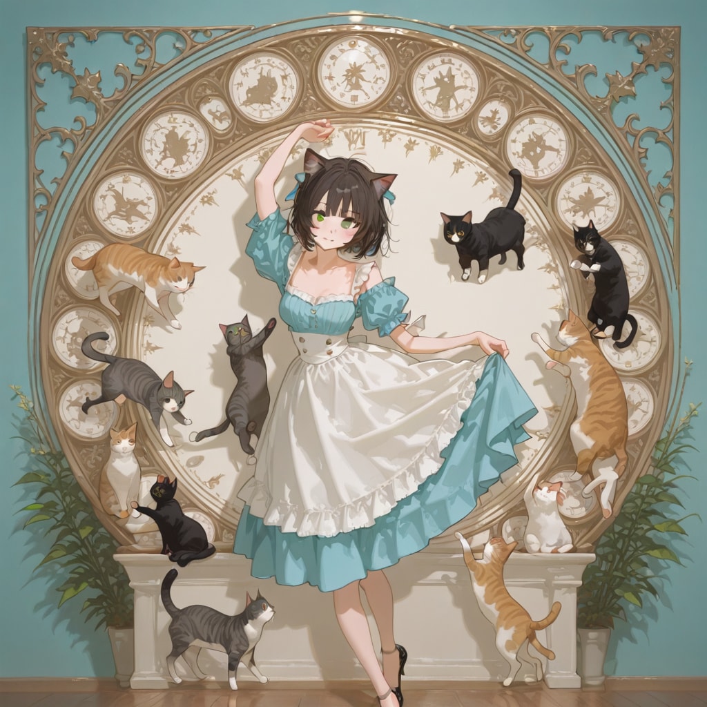 猫と踊る | の人気AIイラスト・グラビア