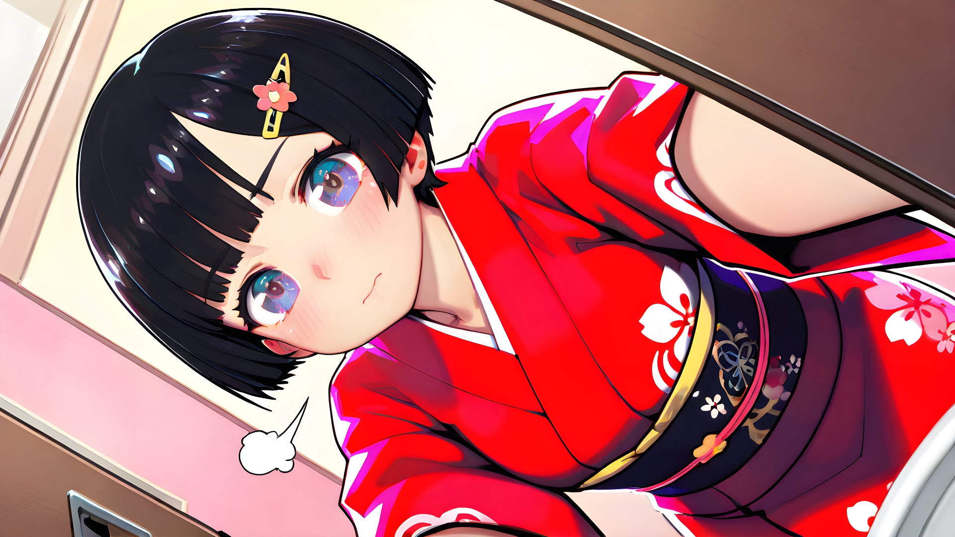 座敷わらしちゃん、厠（かわや）に行って来る～（WSN）