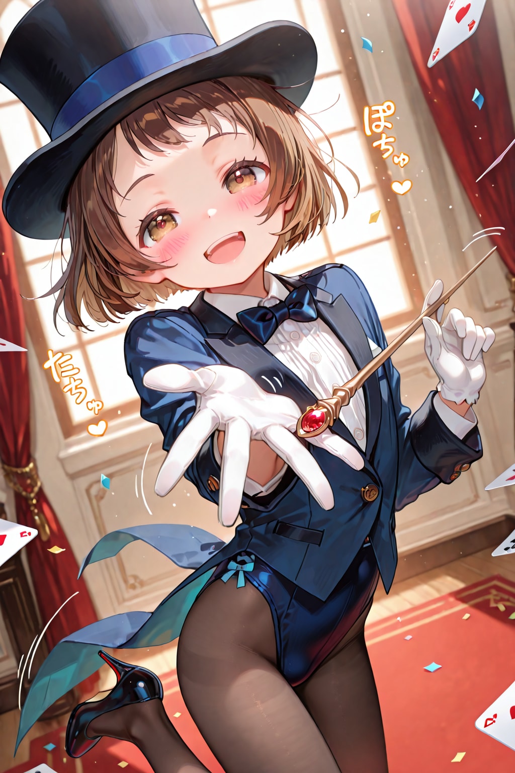 マジシャンコフィちゃん♡・・・たぶん、ダンス教室の出し物かとｗ