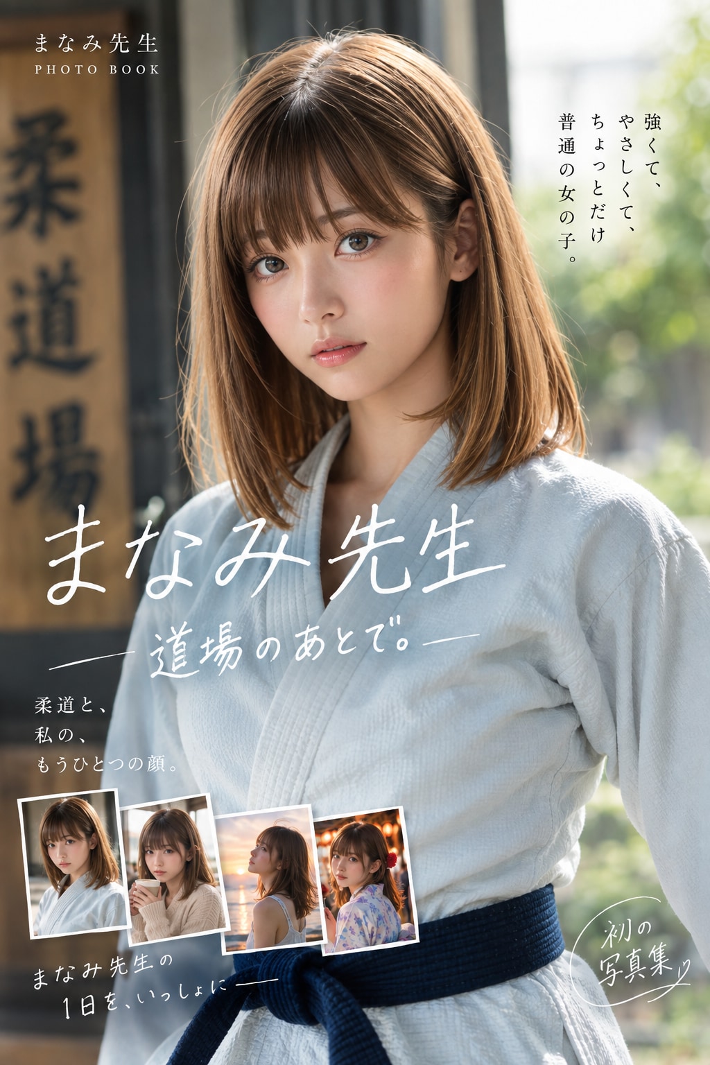 まなみ先生ファースト写真集～道場のあとで | の人気AIイラスト・グラビア