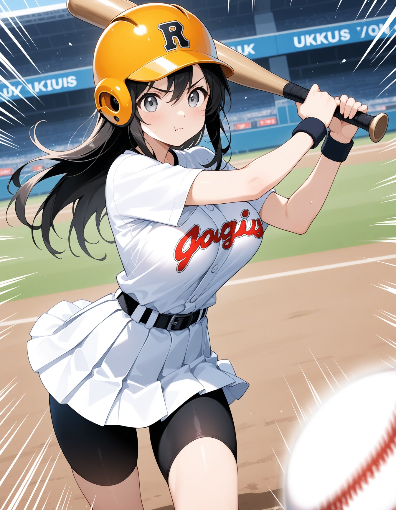 カキーン！