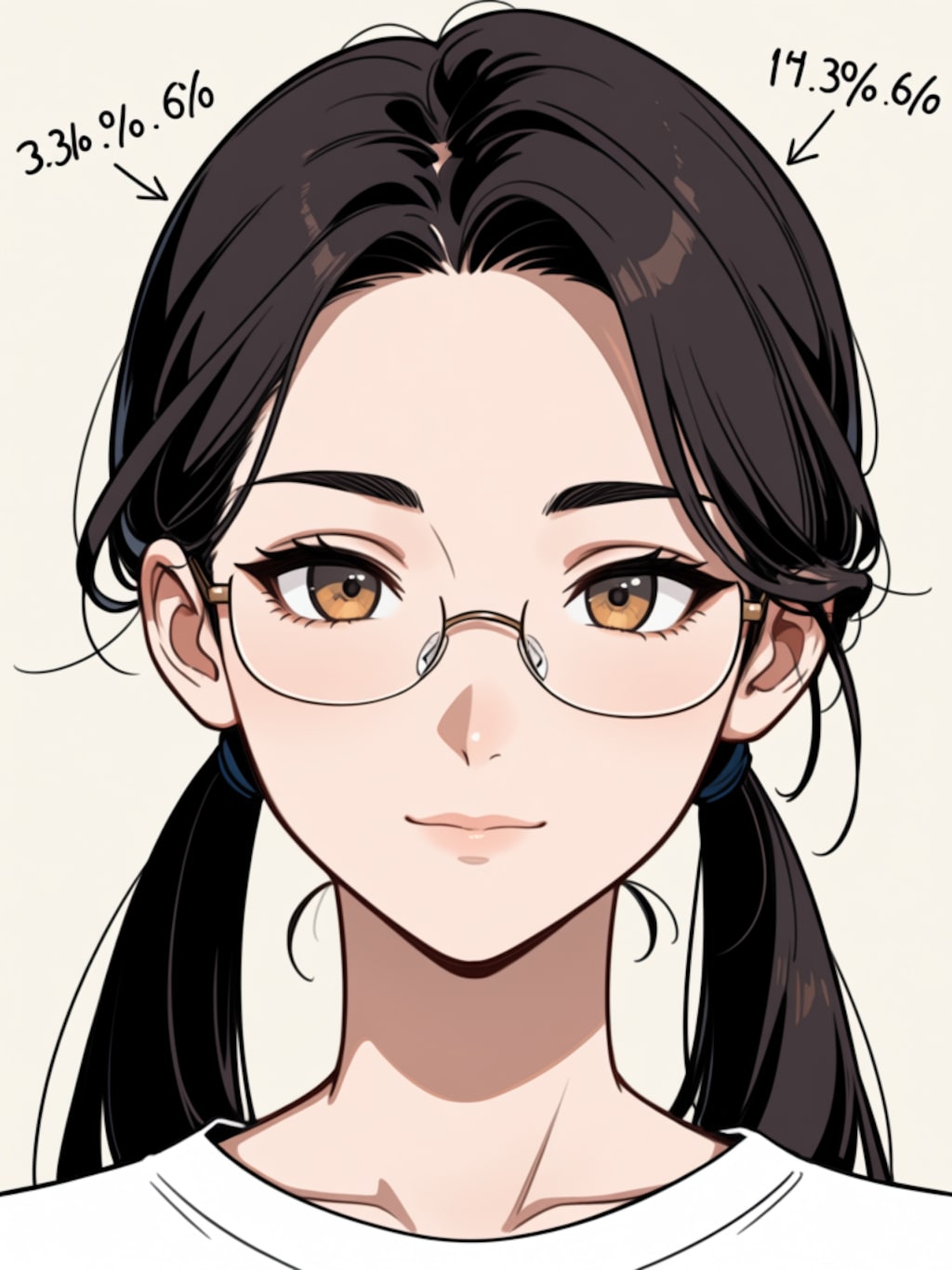 animaで顔のバリエーション（全然にてない）