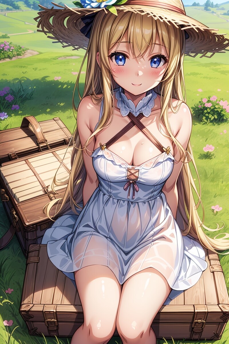 金髪彼女とピクニック