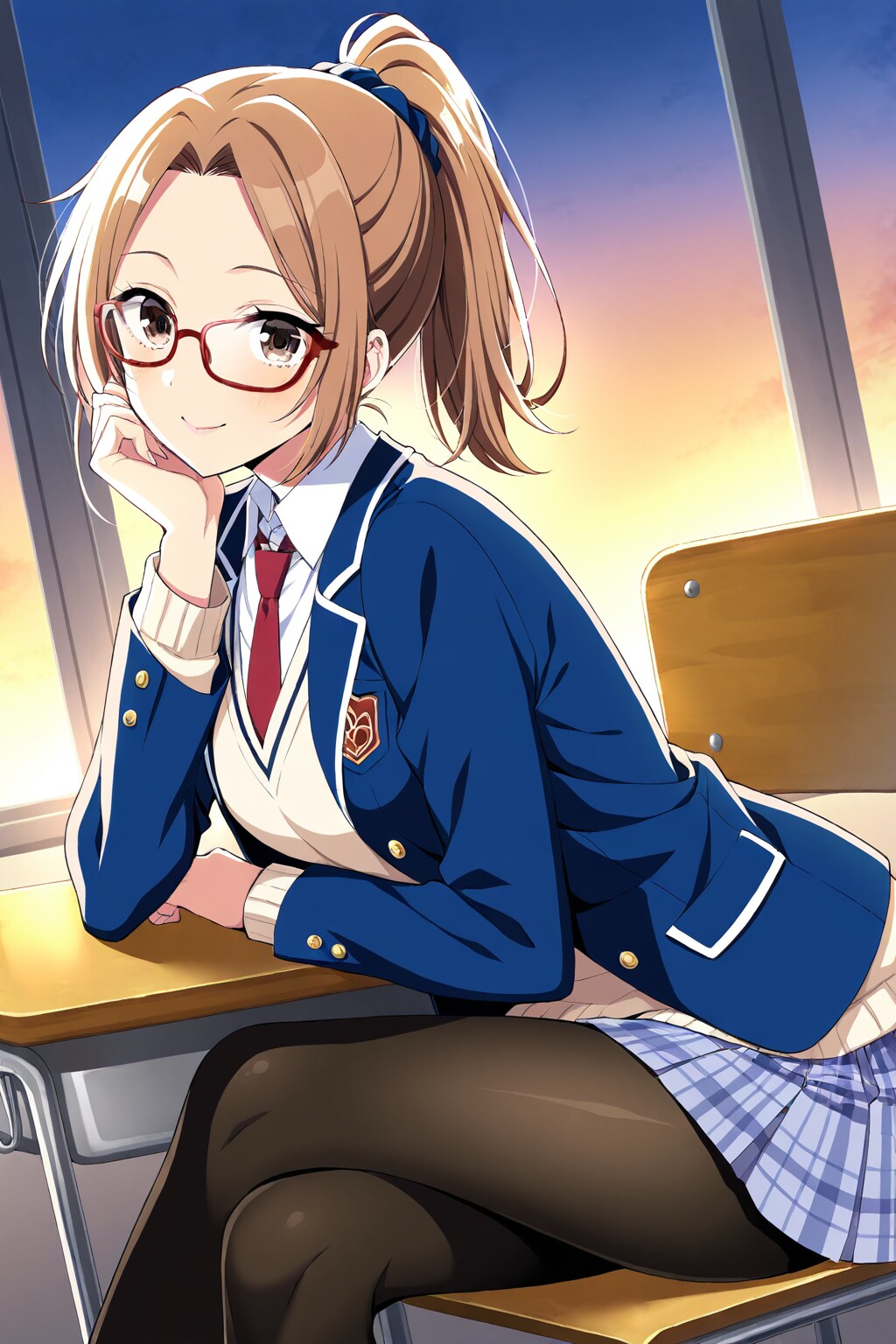 教室の女の子　その６ | の人気AIイラスト・グラビア