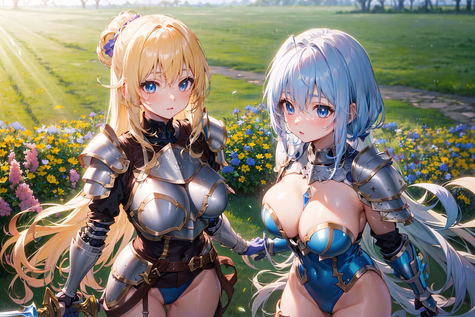 花畑を守る騎士
