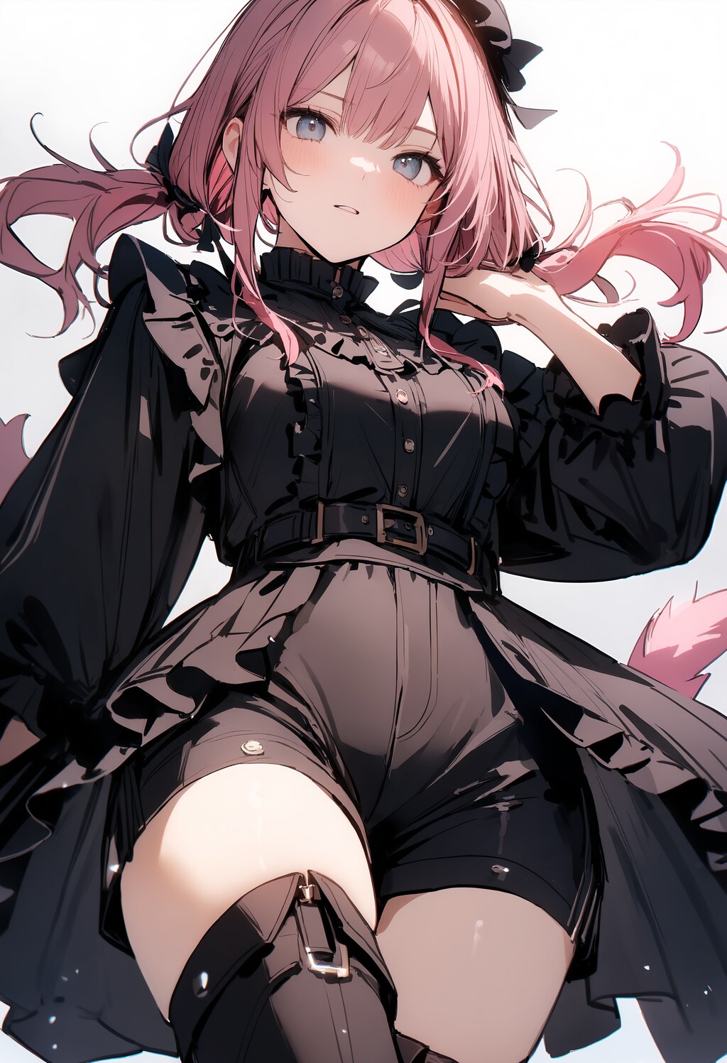 こんなファンタジっ娘にはサイハイブーツがよく似合う