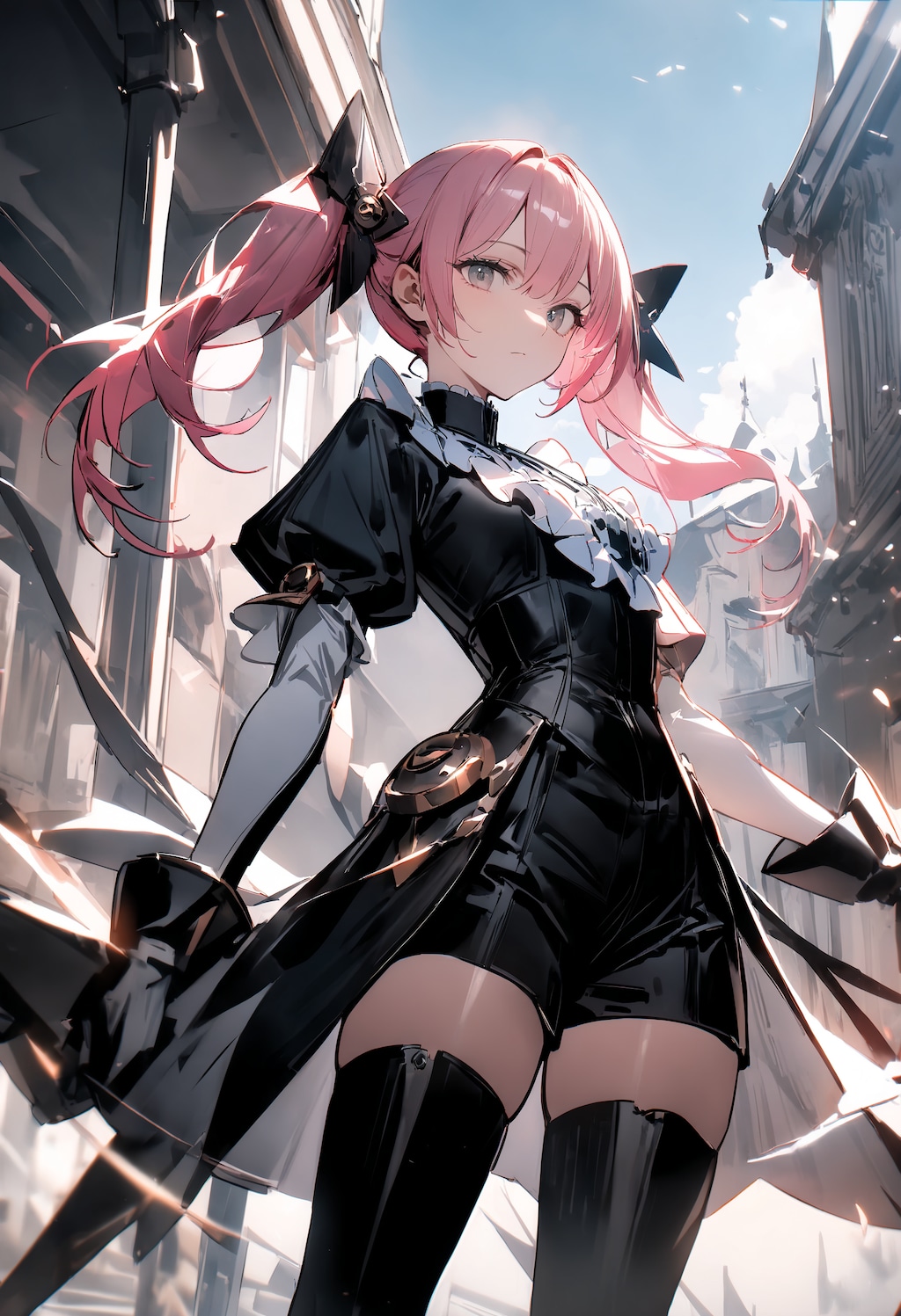 こんなファンタジっ娘にはサイハイブーツがよく似合う