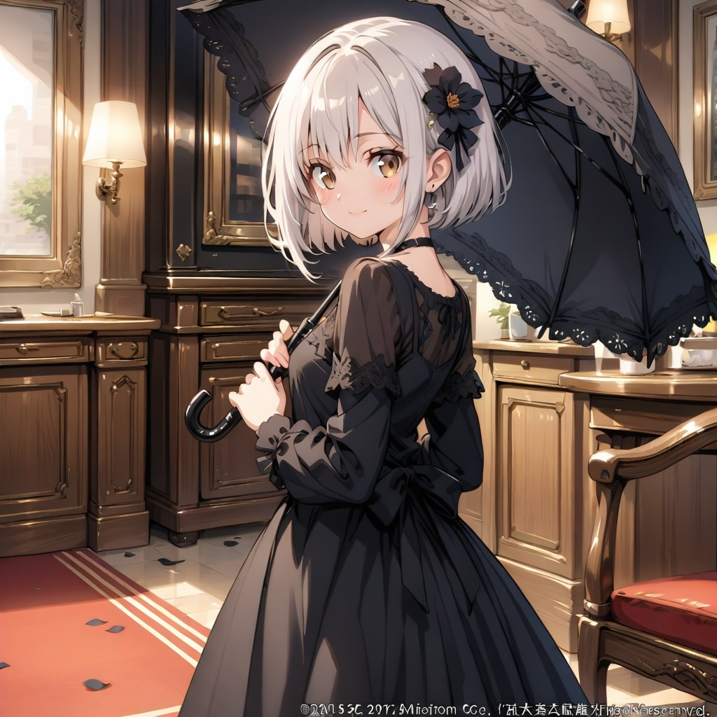 黒×LATTEちゃん | の人気AIイラスト・グラビア