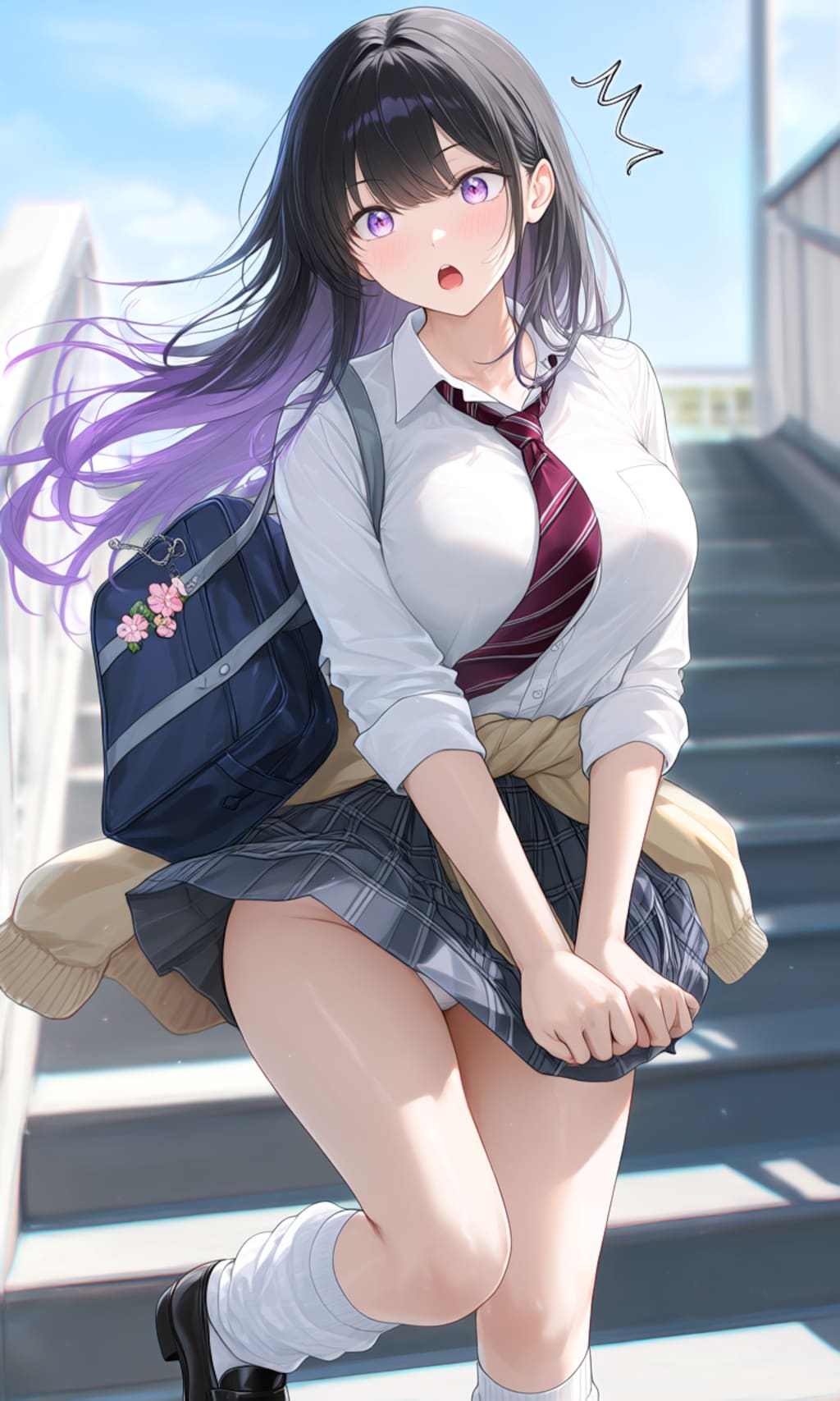 黒髪ギャル
