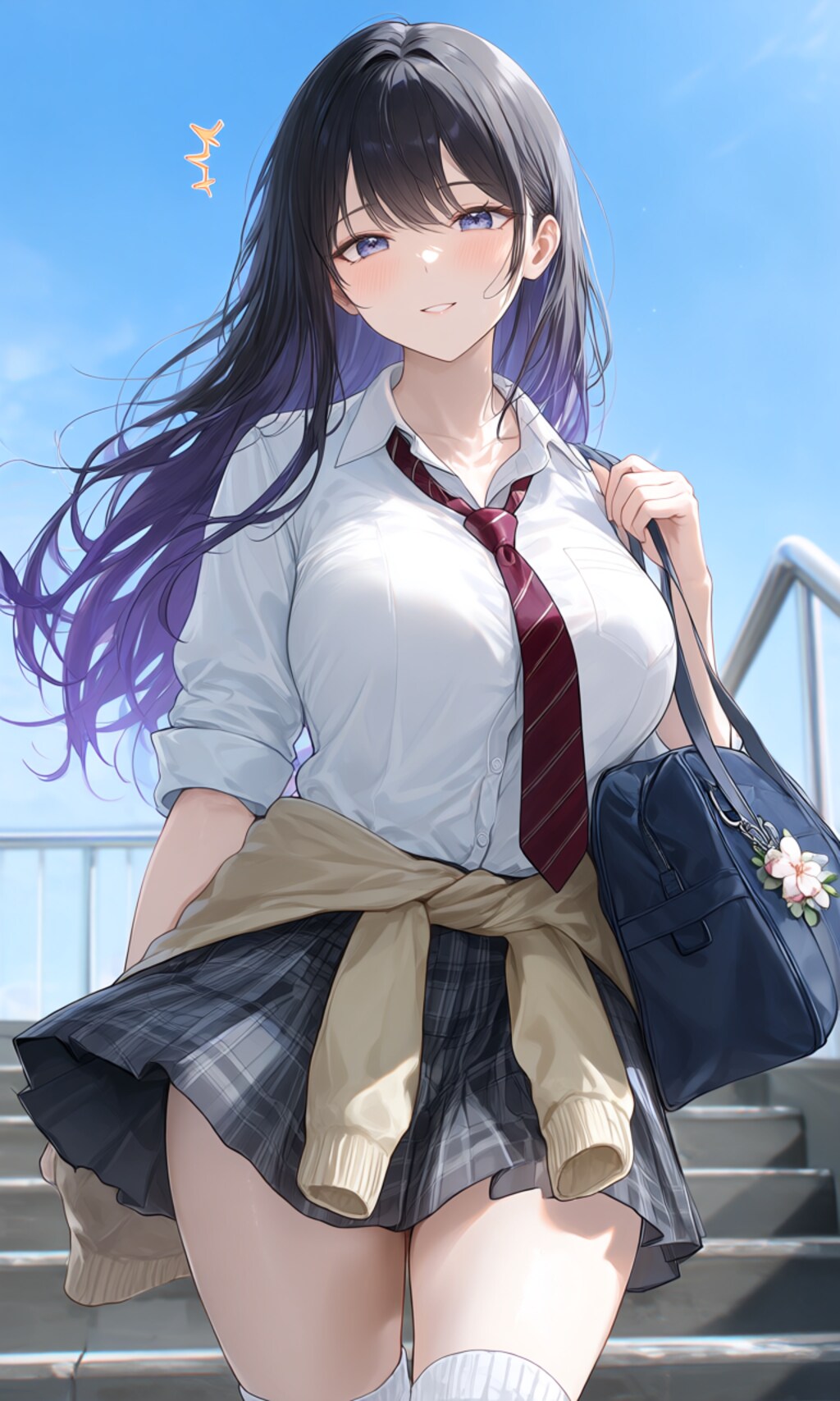 黒髪ギャル
