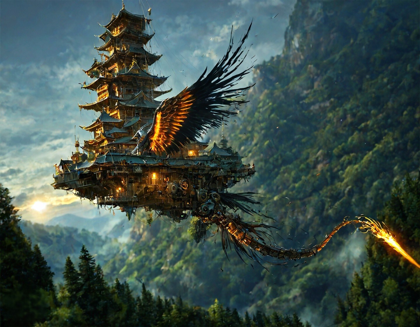 不死鳥船 | の人気AIイラスト・グラビア