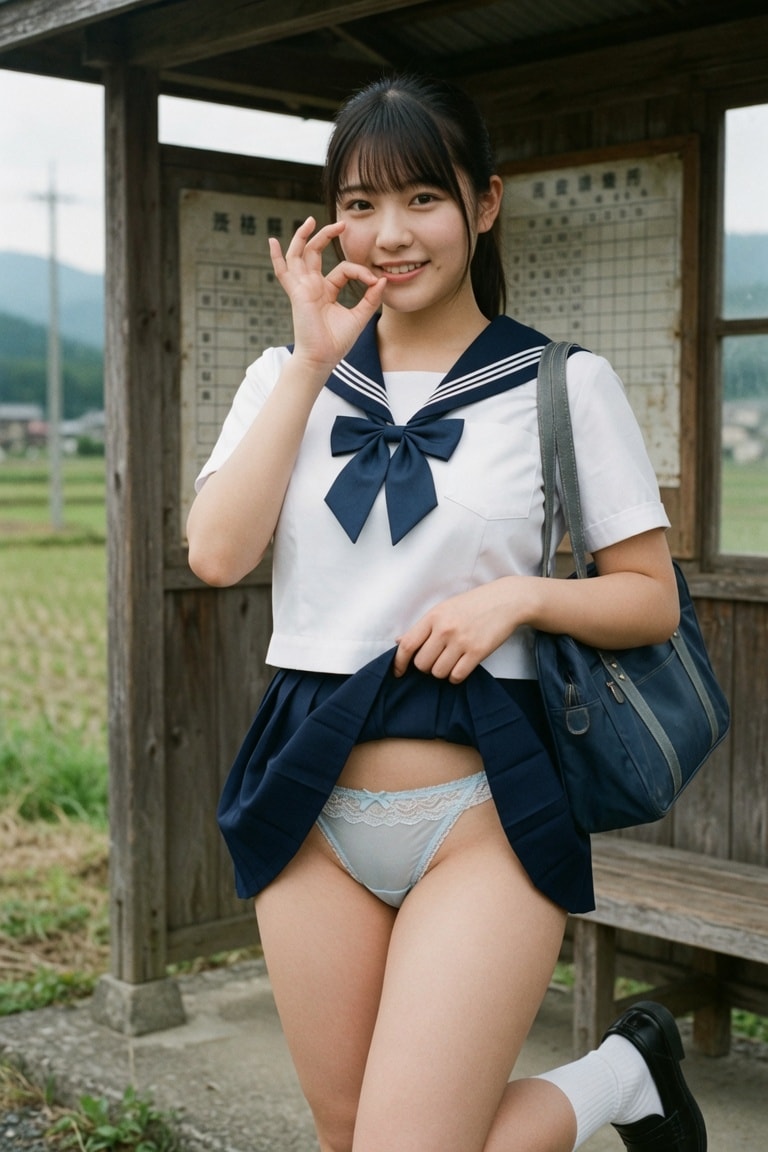 朝から…
