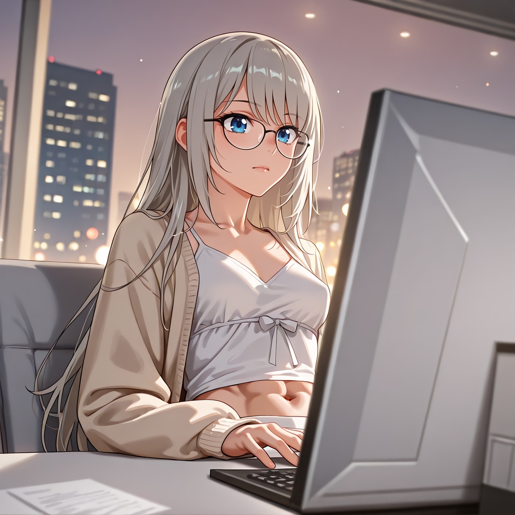 ナイトビュー・エンジニア | の人気AIイラスト・グラビア