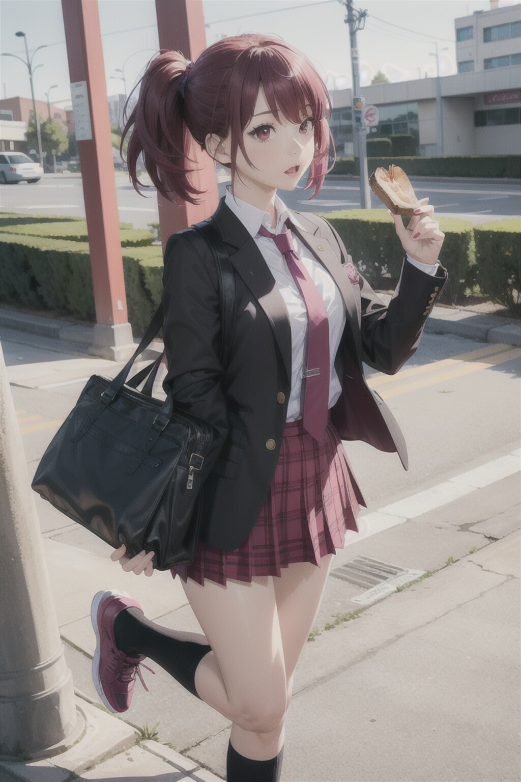 (12作品)JK(走る)/senior high school student(run)