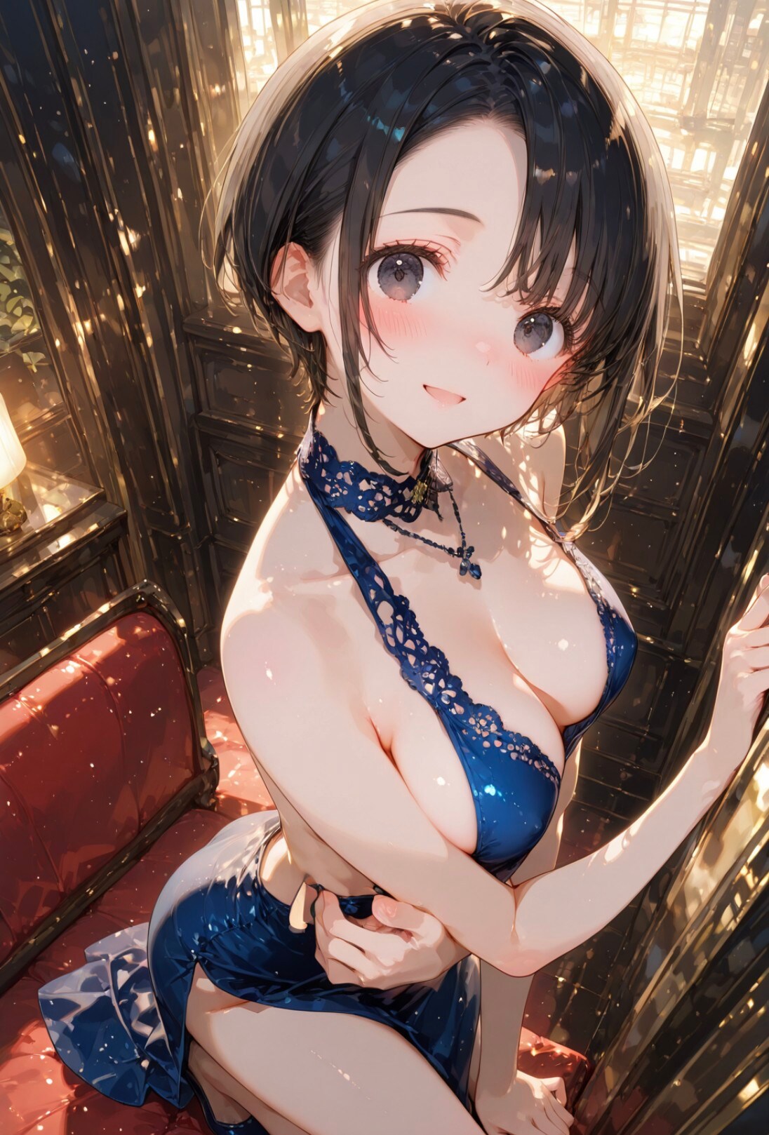 ドレスの彼女👗１