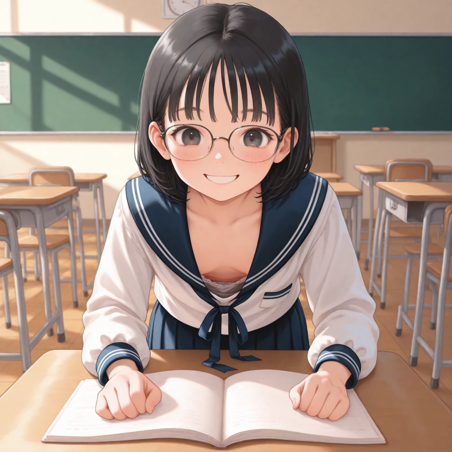 無防備な胸元