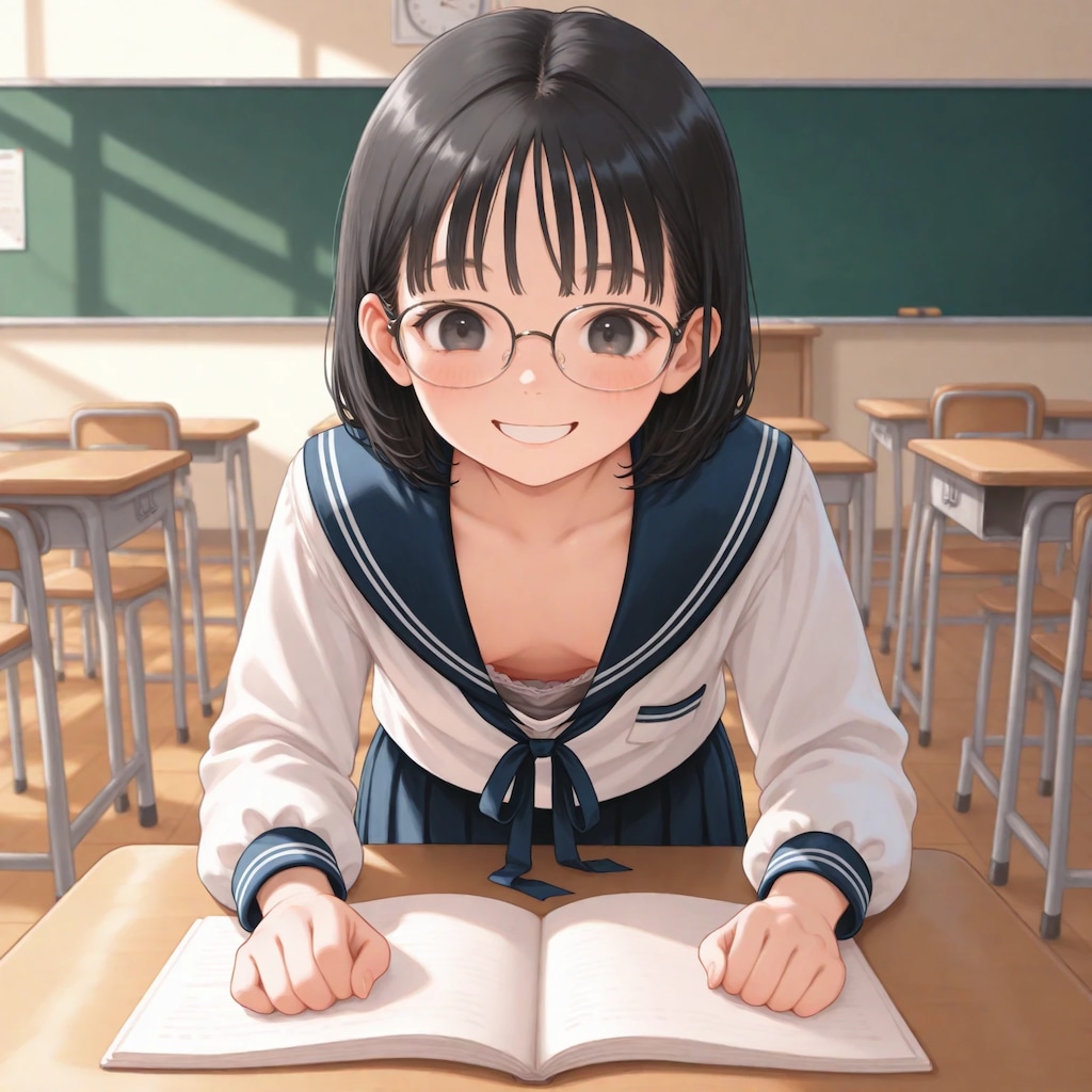 無防備な胸元