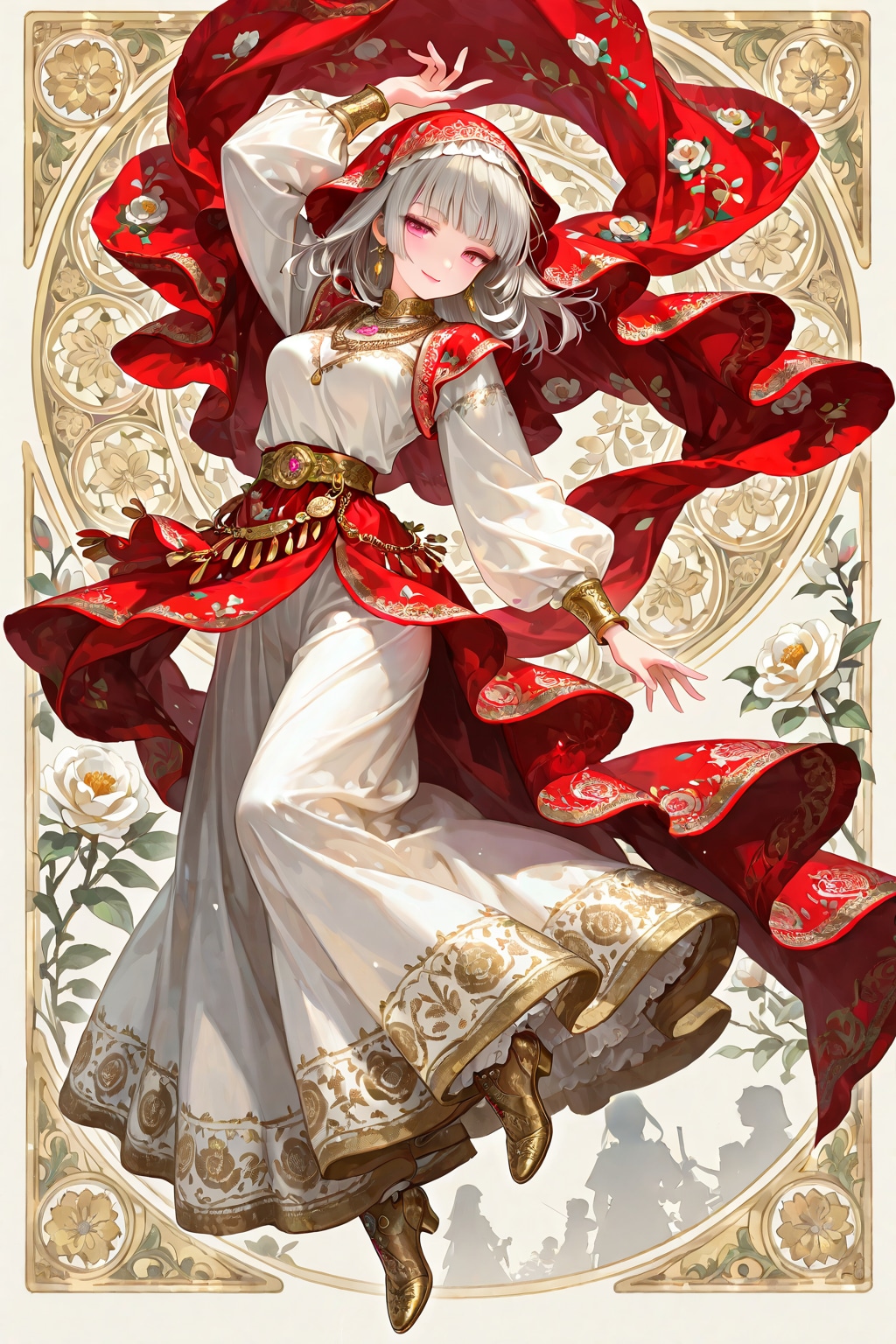 アゼルバイジャン✖️白椿（おはよう#190） | の人気AIイラスト・グラビア