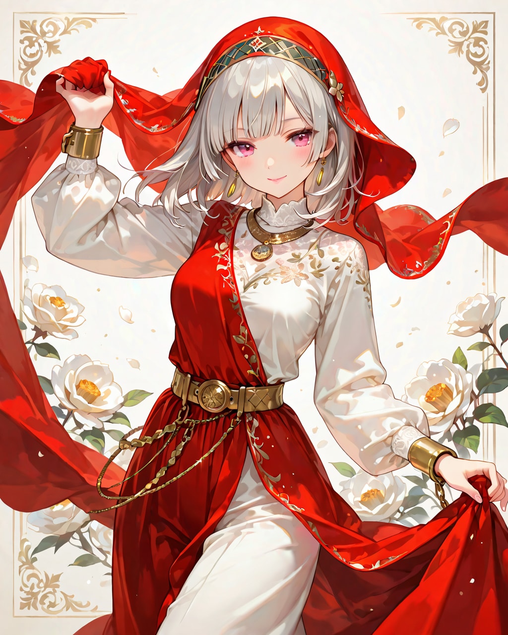 アゼルバイジャン✖️白椿（おはよう#190）