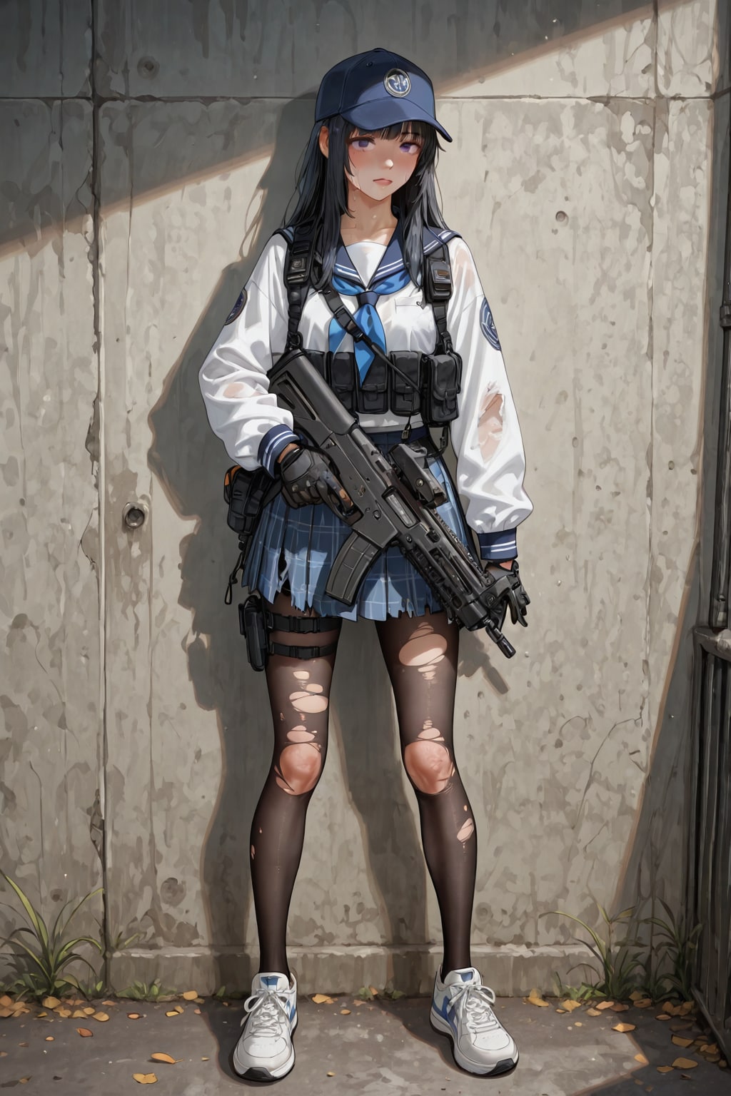 帰還した武装したJK
