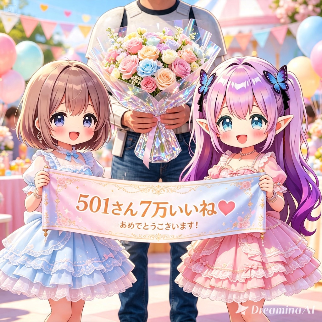 501さん、7万いいね♥️おめでとうございます( ͜ˊᗜˋ˶) ͜🎉