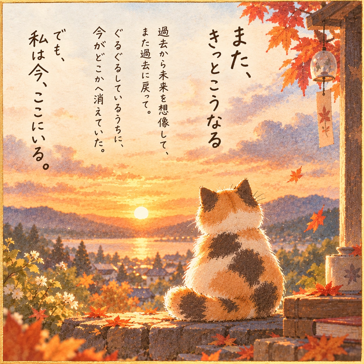 夕日を見て、今に戻る | の人気AIイラスト・グラビア