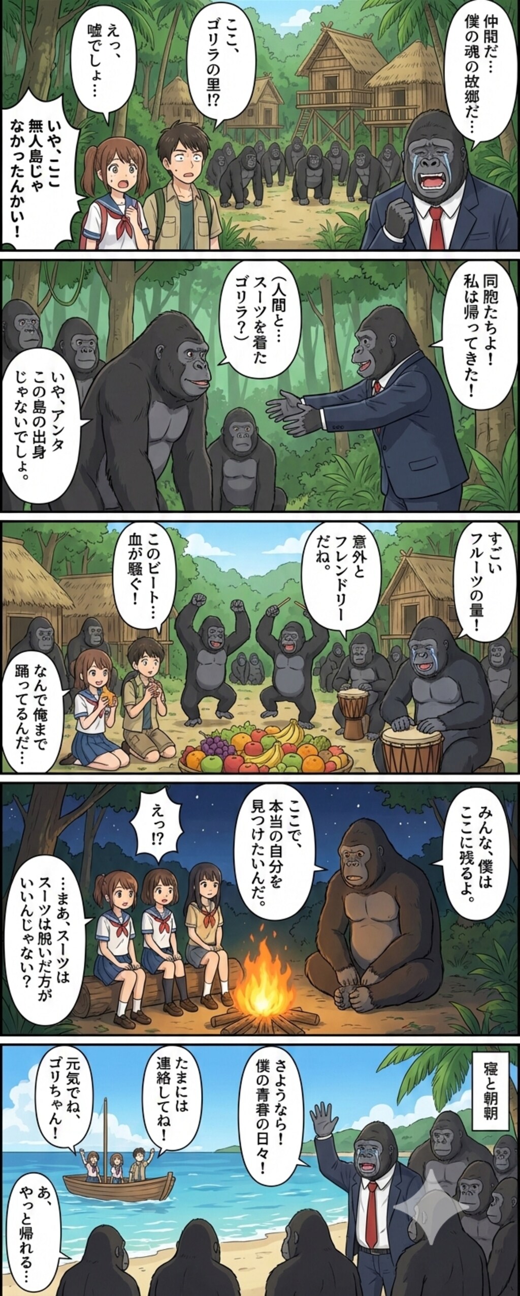 無人島に持ち込まれたセンチメンタルゴリラ