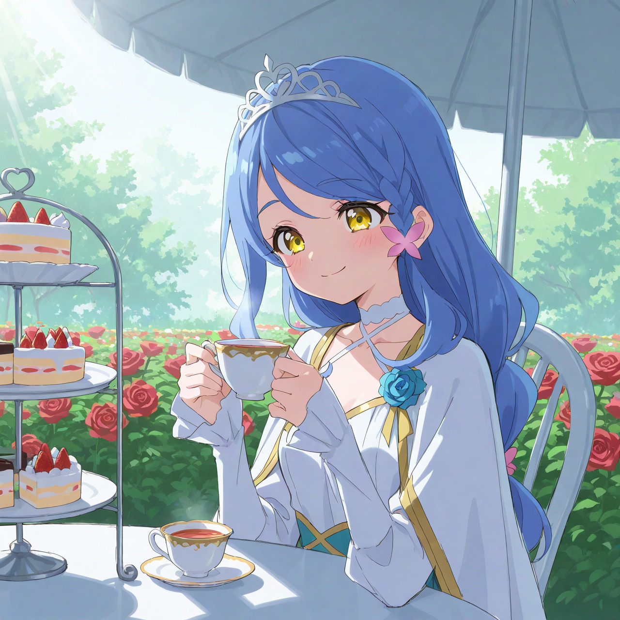 くれあとお城でティーパーティーでシュ！ | の人気AIイラスト・グラビア