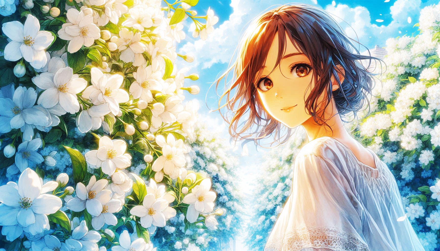 誕生花　0608 ジャスミン