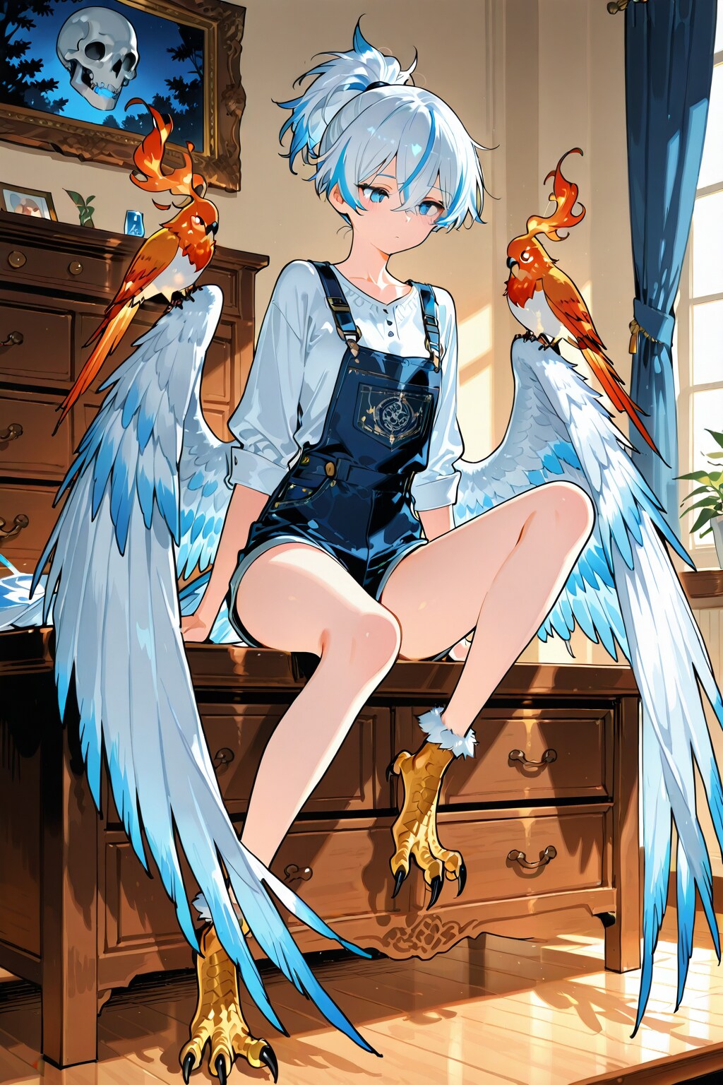 鳳とのキメラの少女