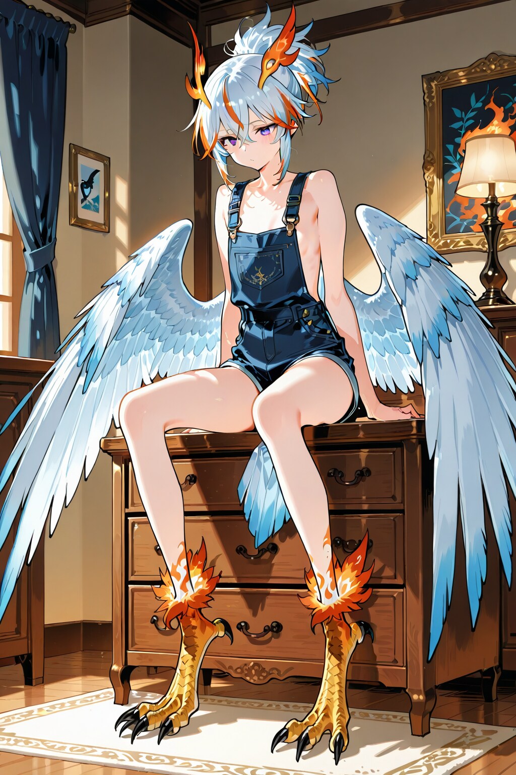 鳳とのキメラの少女