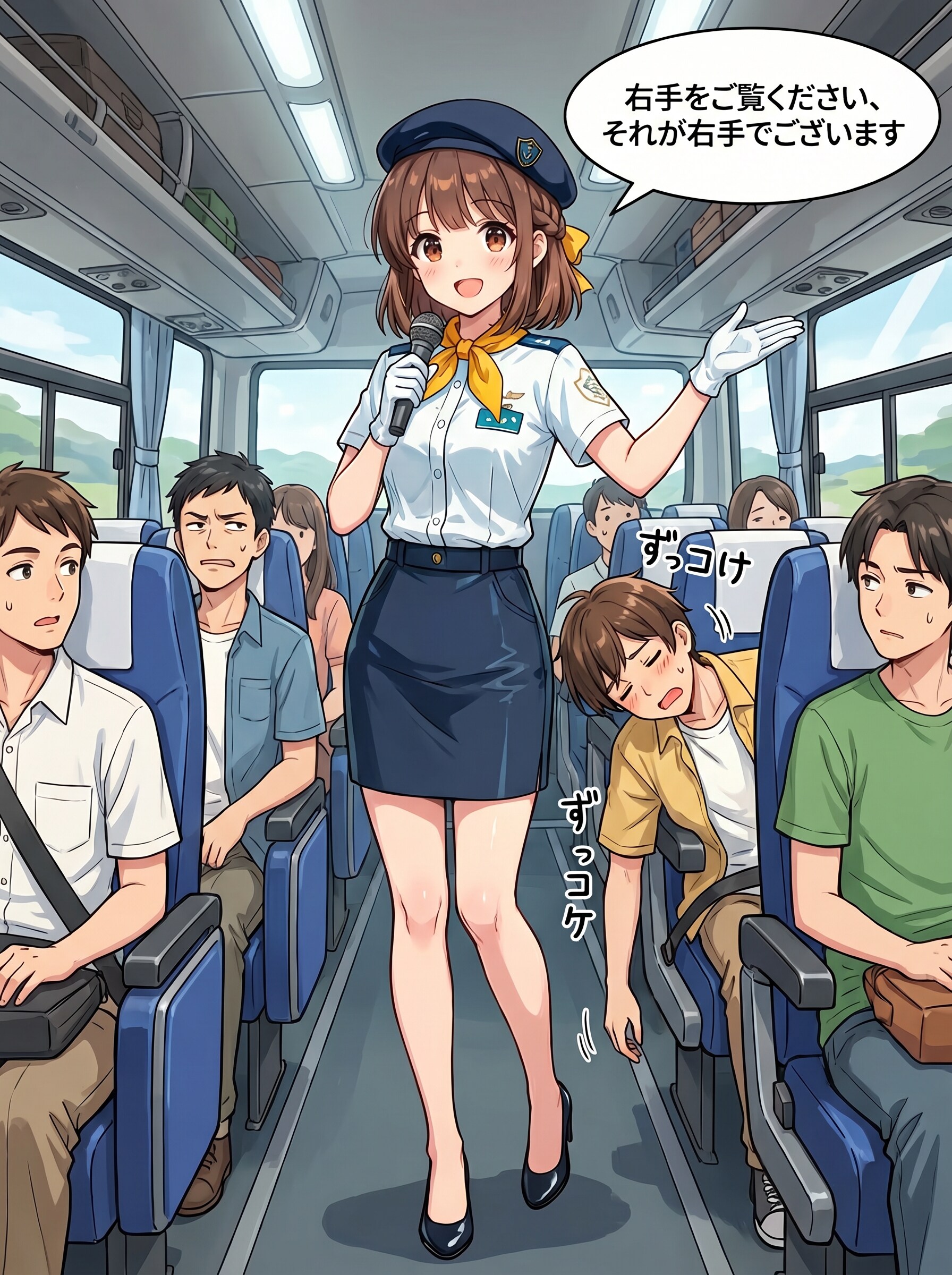 瑞夏ちゃんのドン引きアナウンス…。