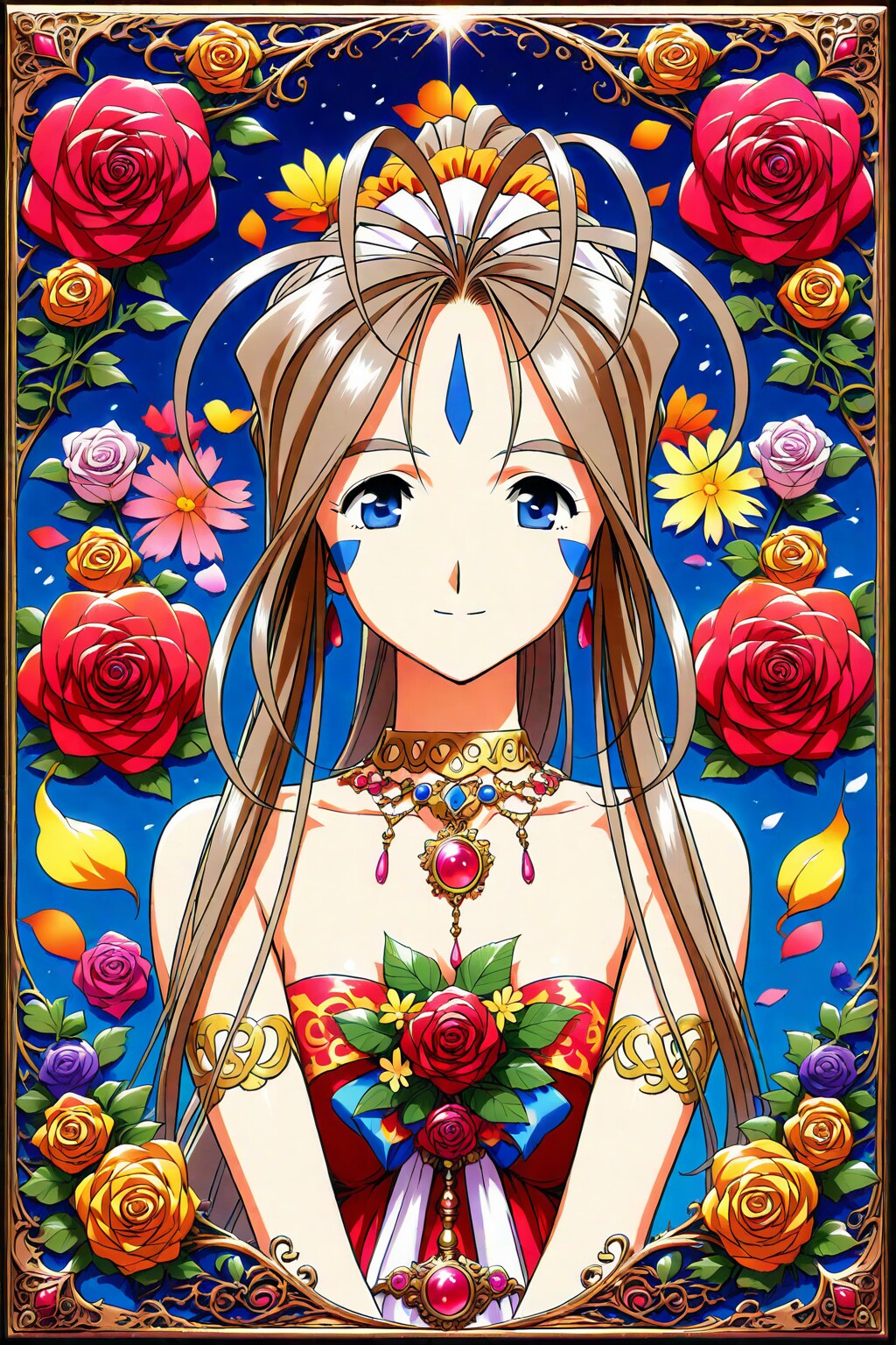 ベルダンディー【ああっ女神さまっ！】より　ー 名前のみで画像生成 ー