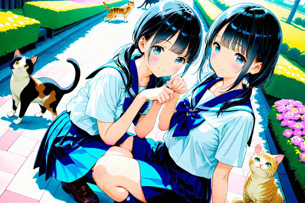 猫と黒髪の少女(DRAGON)(6)