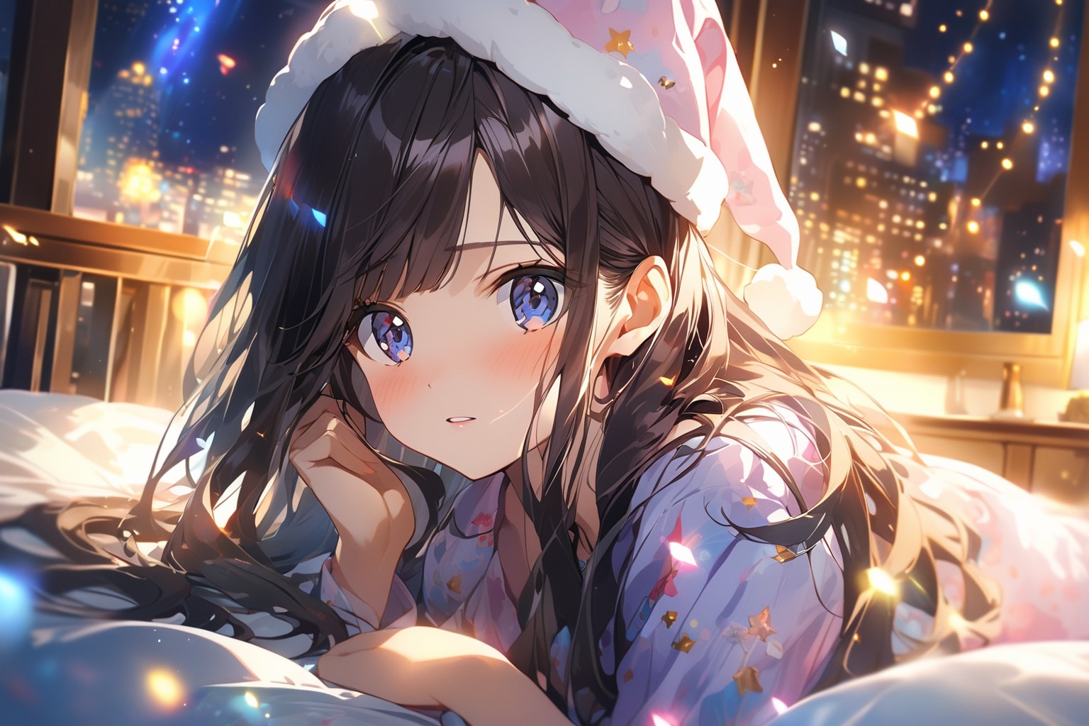 寝ましょ | の人気AIイラスト・グラビア