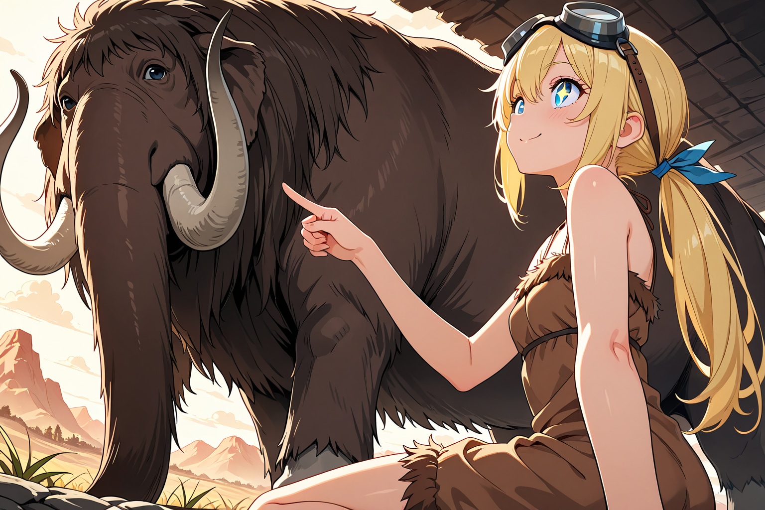 原始時代でも発明少女は止まらない～モー君と行く冒険～