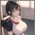 巨乳体操服　big breast gym clothes 4枚目
