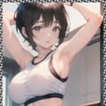 巨乳体操服　big breast gym clothes 5枚目