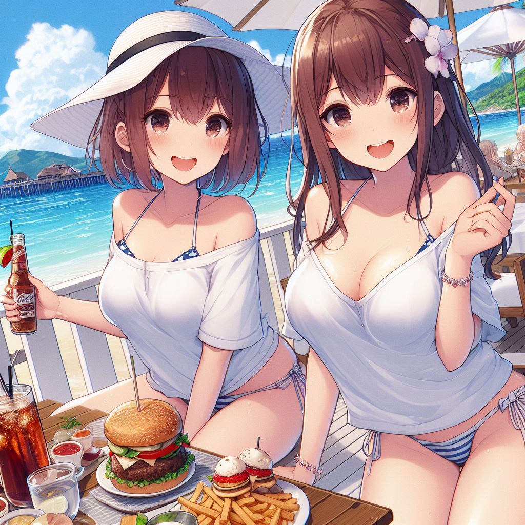 テラスでご飯