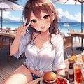 テラスでご飯 8枚目