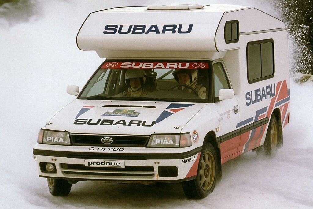 スバルレガシィラリーカーキャンピングカー