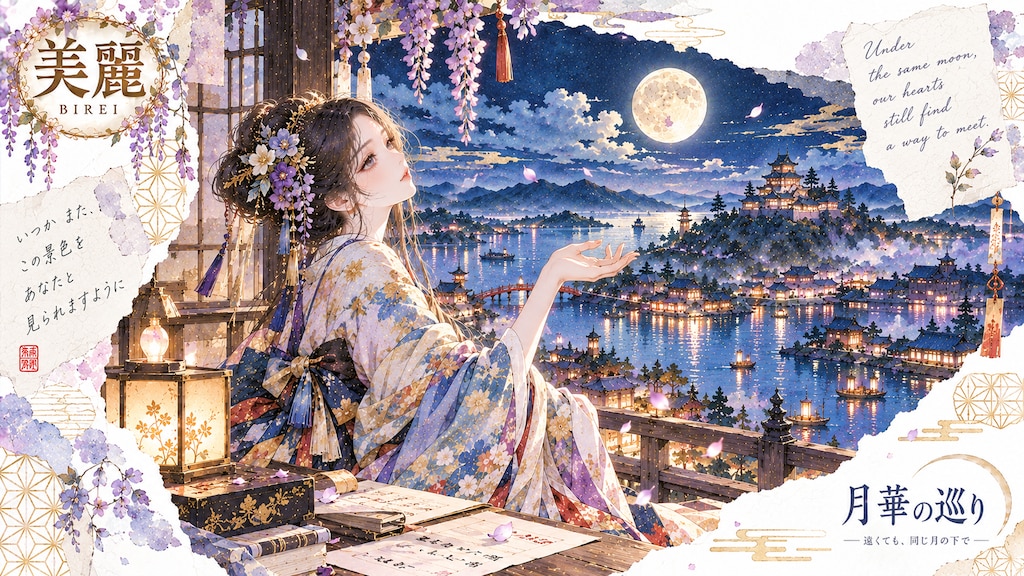Moonlit Circuit — Waters of the Old City  Under the same moon, our hearts will still find a way to m