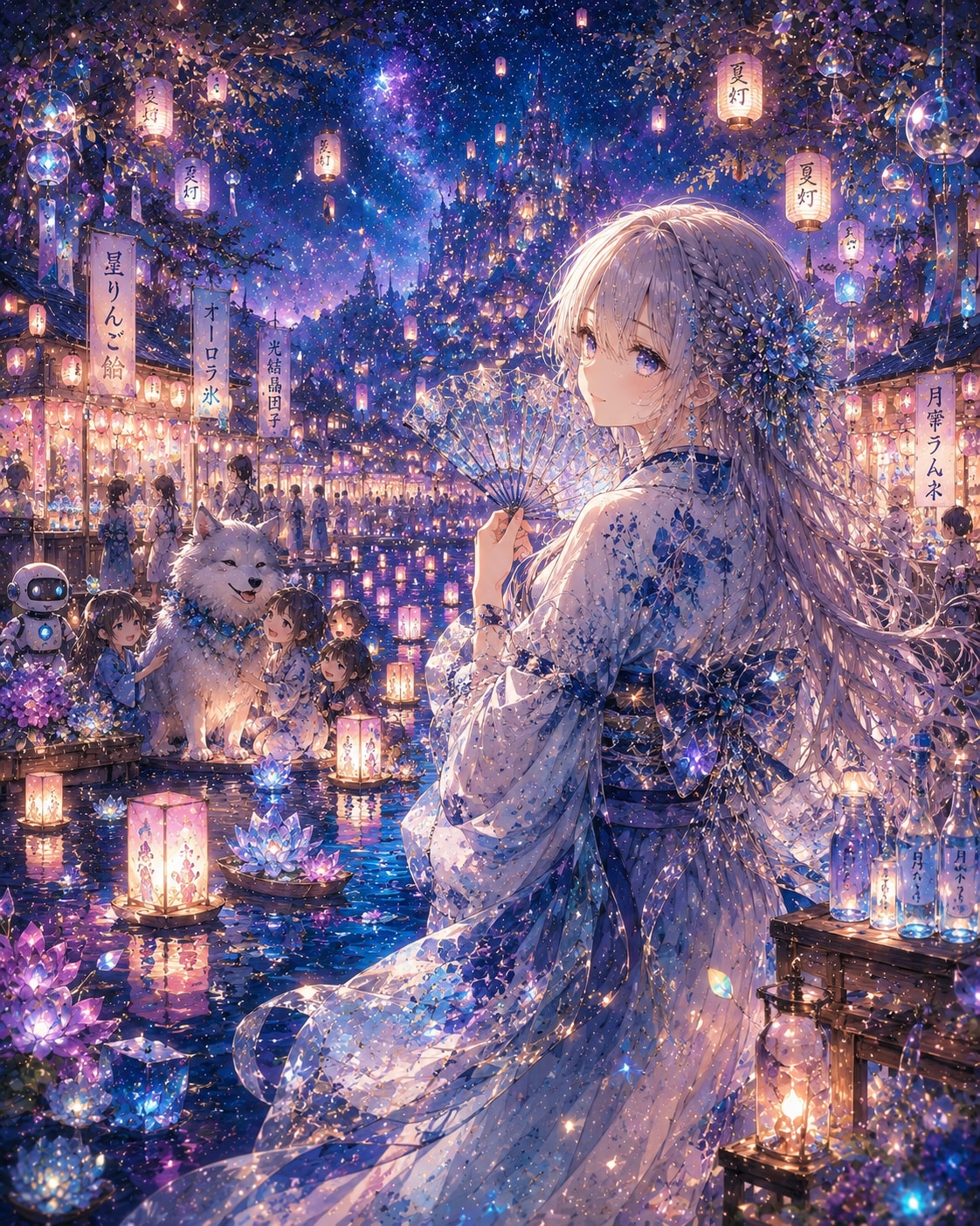 『夏灯のアトリエ ― 一夜だけ開く、光の縁日 ―』
