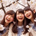 お花見JK 4枚目