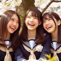お花見JK 10枚目